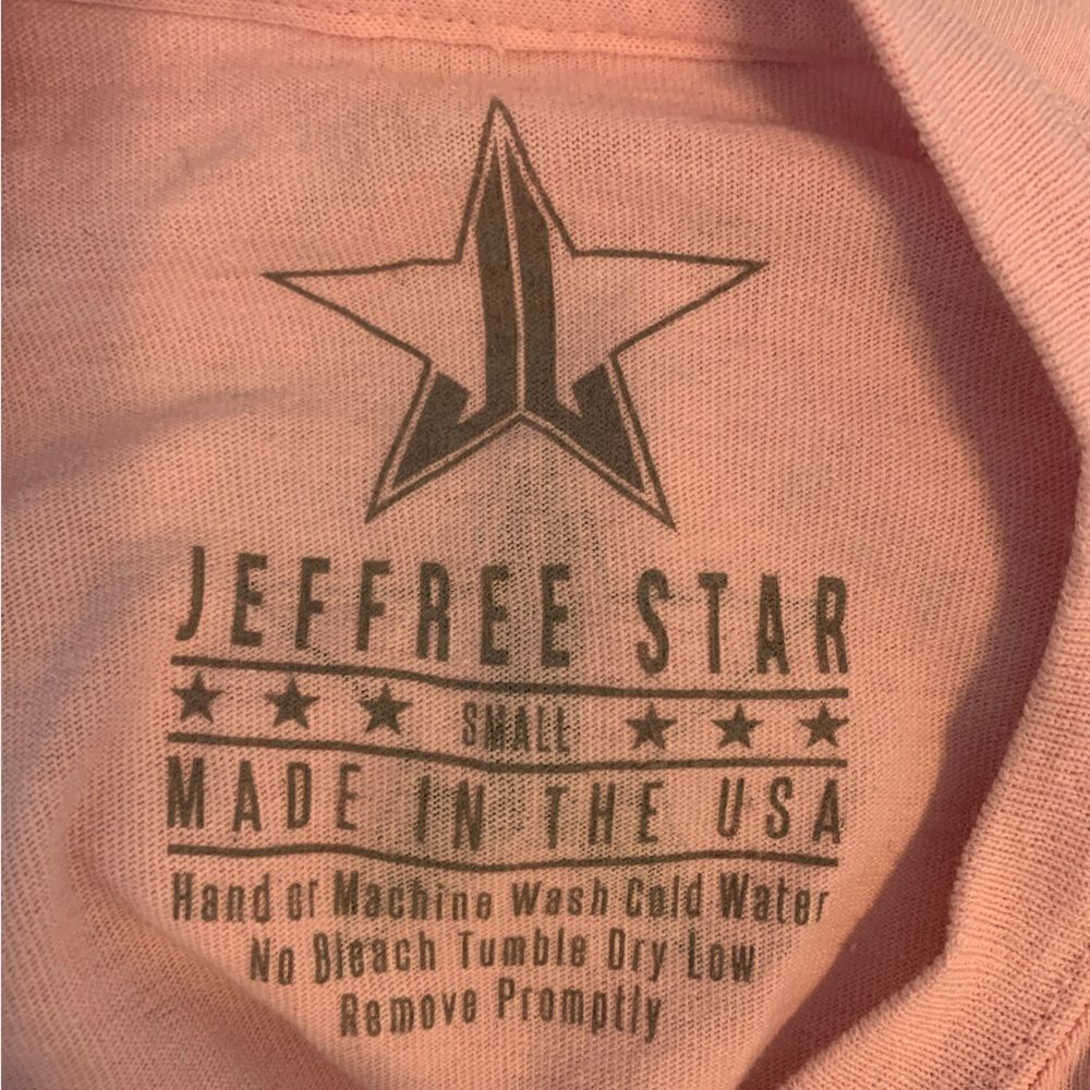 Jeffree Star pink T-shirt size S - Picture 3 of 6